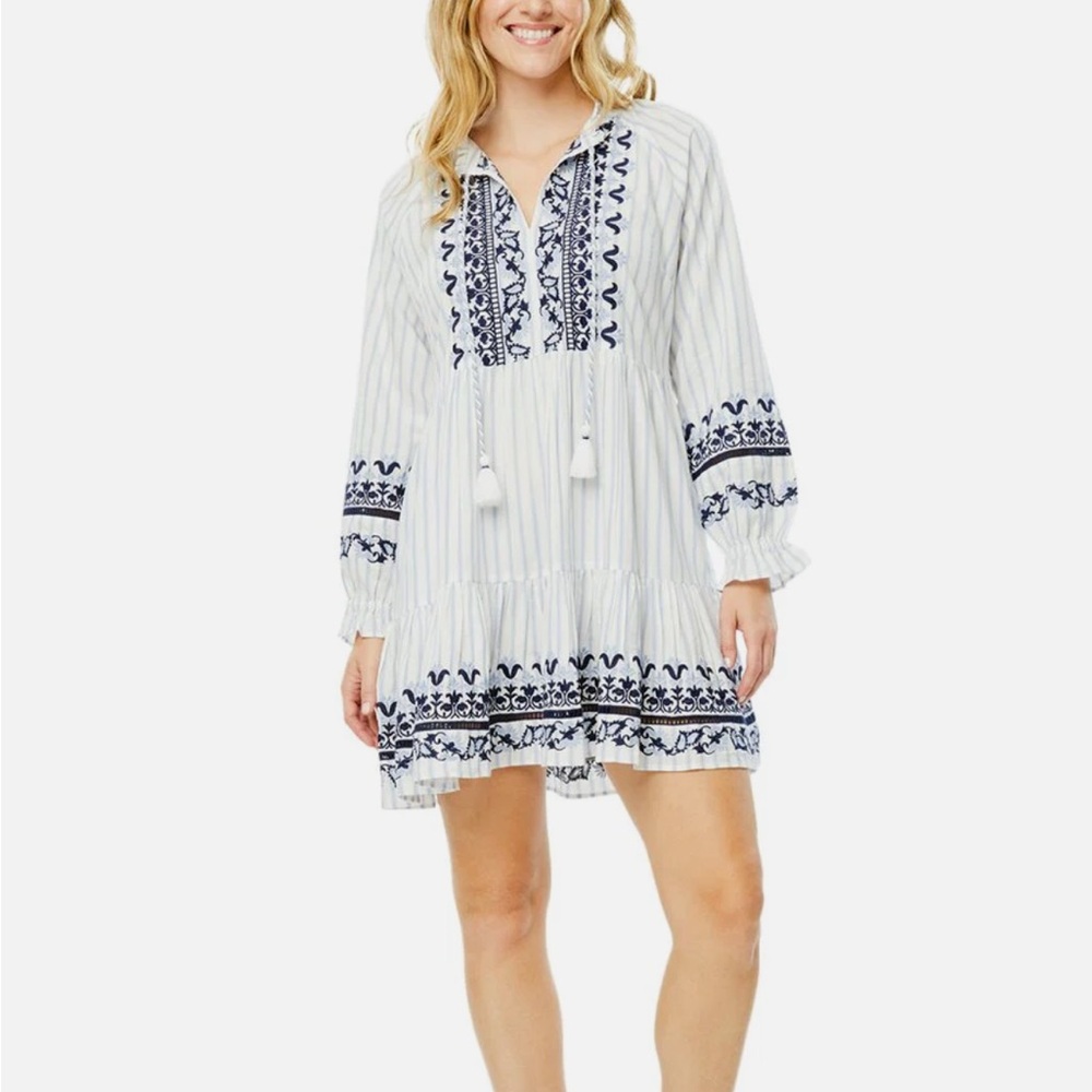 Roller Rabbit Edessa Embroidered Janni Dress